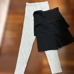 GU レギンスとインナーパンツの3点セット 130-140