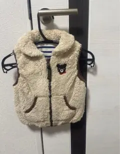 DOUBLE.B ベビー　リバーシブルベスト 90