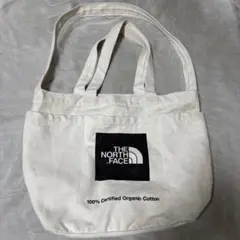 ノースフェイス 2WAY トートバッグ オーガニックコットン 白のサムネイル