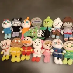 アンパンマン ぬいぐるみ 4体セット　プリちぃビーンズ