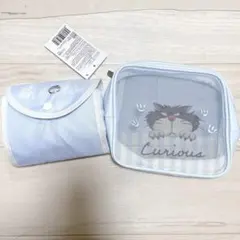 ディズニー THREEPPY スリーピー ルシファーエコバッグ ポーチ セット