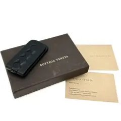 美品✨ BOTTEGA VENETA マネークリップ イントレチャート ブラックのサムネイル