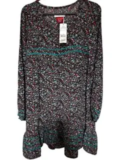 新品未使用　ローリーズファーム　花柄長袖ワンピース