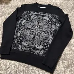 人気✨White Mountaineering スウェット 長袖 ペイズリーのサムネイル