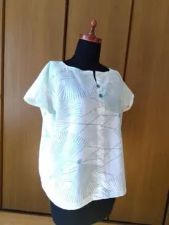 美品＊レリアン ビアンカランチア イタリア製 綿 シルク シアー