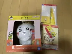 ちいかわ 一番くじ B賞 ちいかわフィギュア H賞 ステーショナリー2個のセット