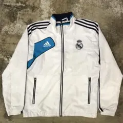 adidasアディダス レアル・マドリード ナイロンジャケット メンズM