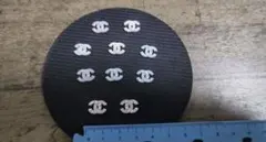 パステルホログラム CCロゴ ネイルパーツ 10個セット