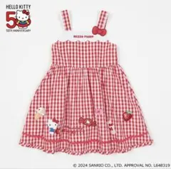 「未使用」MEZZO PIANO ハローキティ 50th ワンピース