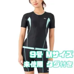 FILA フィットネス水着 未使用 タグ付き 9号 Mサイズ ブラック×ミントのサムネイル
