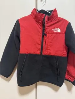 THE NORTH FACE キッズ フリースジャケット 赤黒