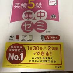 DAILY2週間英検5級集中ゼミ : 文部科学省後援