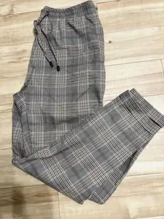 ZARA チェック柄 イージーパンツ