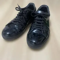 美品 Paul Smith ポールスミス スニーカーブラックメンズ 黒人気 定番のサムネイル