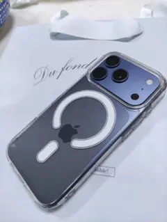 iPhone17 pro用クリアケース MagSafe対応
