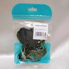 ネックストラップ ブラック×ネオングリーン✨スマホショルダー ストラップホルダー