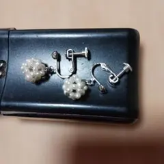 揺れる可愛いパールイヤリング
