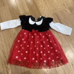 ハロウィン　ミニーちゃん風ワンピース　90cm