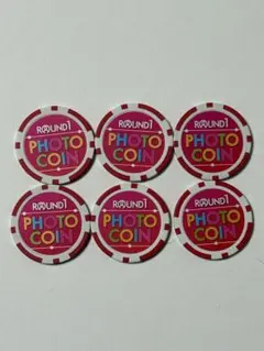 ROUND1 PHOTO COIN 6枚セット
