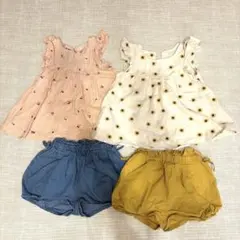 アプレレクール　プティマイン チュニック　ショートパンツ