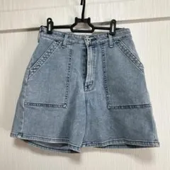 SOMETHING ライトブルーデニム ショートパンツ