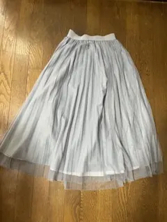 チュールプリーツロングスカートのサムネイル