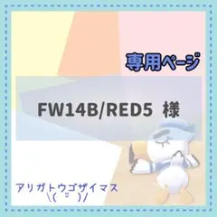 FW14B/RED5様 リクエスト 2点 まとめ商品