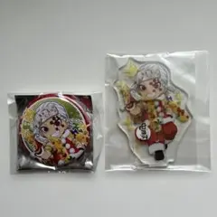 鬼滅の刃 クリスマス 2020 アクリルスタンド 缶バッジ 宇髄天元