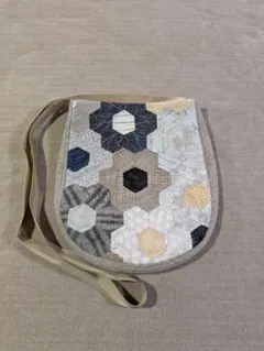 パッチワークショルダーバッグ　新品　斉藤謠子