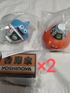 吉野家 ドラクエ 第二弾(どんぶりスライムB・どんぶりキング・看板2つ )のサムネイル