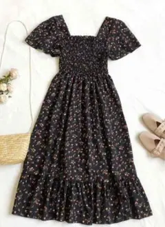 韓国 ロングワンピース