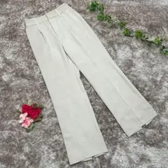 ❤️ビス❤️ViS カジュアルパンツ【M】ベージュ 大人 ビジネス 古着 訳あり