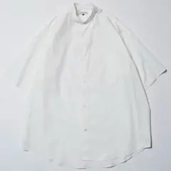 新品 フリークスストア リラックスフィット バンドカラーシャツのサムネイル