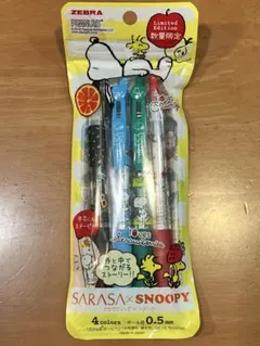 SARASA x SNOOPY ボールペン 4本セット