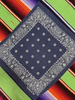 【カワカミ 】⑧⓪⑥70s USA製 バンダナ WAMCRAFT アイアン a0df70e133e356447c55dcc2f32ca7