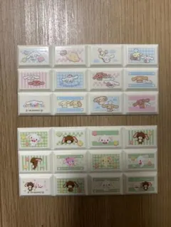 サンリオ ちょこぶろっくしーる　シナモロール　シュガバニのサムネイル