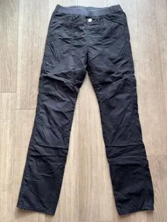 SOMETHINGブラック 長ズボン 160