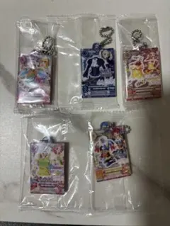 アイカツガチャガチャ 誰でもアイドル活動アクリルチャーム3 5点セット