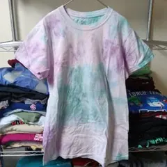 ⑥90sヴィンテージS　g GEORGE　タイダイtシャツUSA直輸入メンズ古着