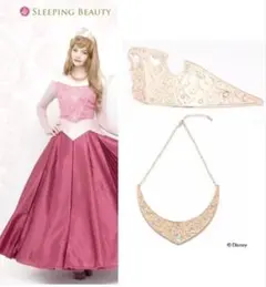 シークレットハニー製(タグ有)オーロラ姫ドレス・アクセサリーフルセットのサムネイル