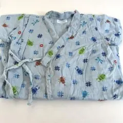 ミキハウス　ロンパース甚兵衛　綿100%