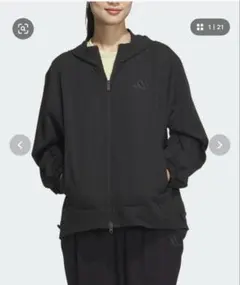 adidas Lux AC ウーブンジャケット S/M ブラック