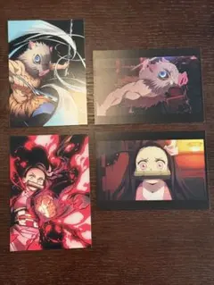 鬼滅 ねずこ 伊之助 ポストカード 無限列車 全集中展
