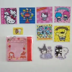 サンリオ　シール＆キーホルダーセット