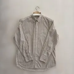 ユニクロ　エクストラファインコットンブロードストライプシャツ331-426930