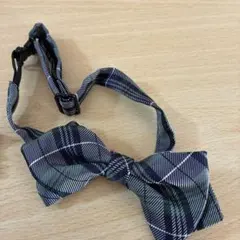 チェック柄 ボウタイ ネクタイ　ハンカチ(子供用)