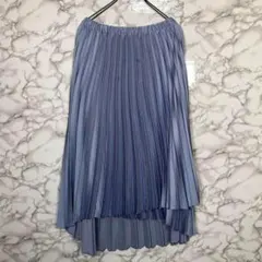 光沢 ロングスカート