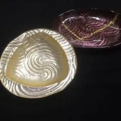 坂田甚内作　三角皿　ガラス　黄　名人作　送料込み250605 坂田甚内作 三角皿 ガラス 黄 名人作 送料込み250605 - メルカリ