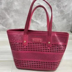 BLUE LABEL CRESTBRIDGE メッシュハンドバッグ ピンク