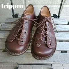 未使用級✨トリッペン　todi トーディ　レザーシューズ　41サイズ　ブラック 独創的かつ快適な革靴トリッペン TODI BOX ブラック メンズ ナトリヤ
